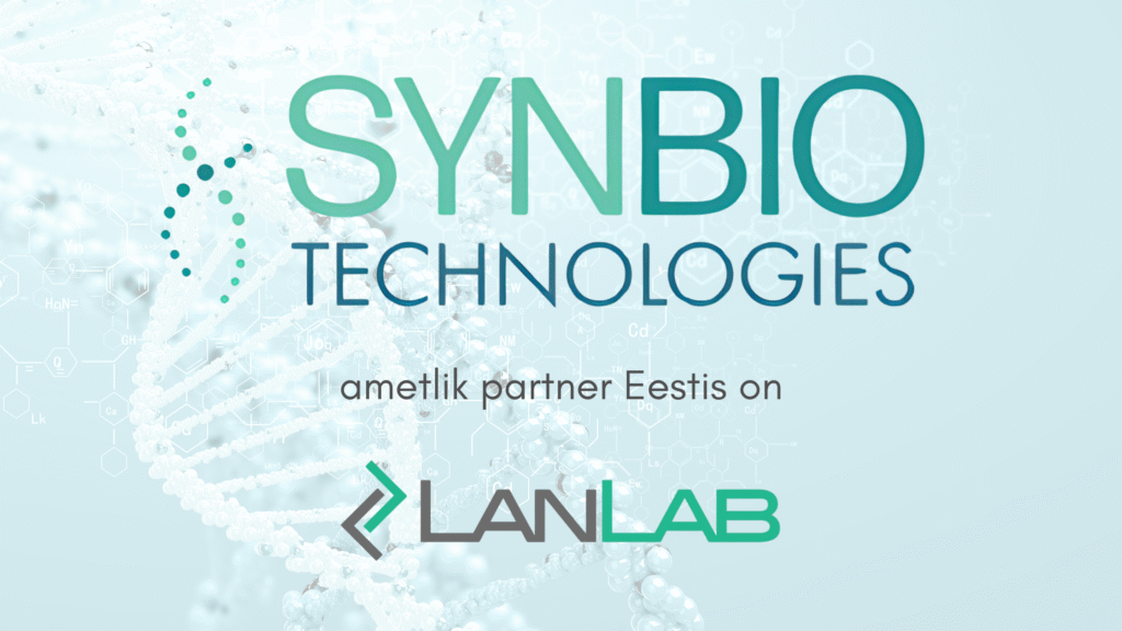 Synbio technologies logo, Lanlab logo. Synbio technologies ametlik partner Eestis on Lanlab